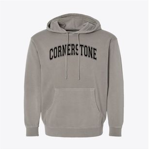 Cornerstone  Middle School Varsity Arch Pigment-Dyed Hoodie