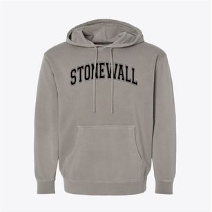Stonewall Jackson Elementary School Varsity Arch Pigment-Dyed Hoodie