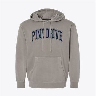 Pine Drive Baptist Christian School Varsity Arch Pigment-Dyed Hoodie