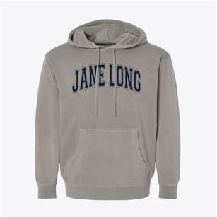 Jane Long Middle School Varsity Arch Pigment-Dyed Hoodie