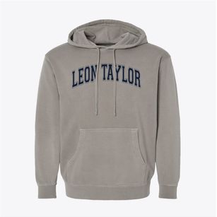Leon Taylor Junior High School Varsity Arch Pigment-Dyed Hoodie