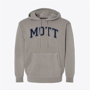 Mott Elementary School Varsity Arch Pigment-Dyed Hoodie