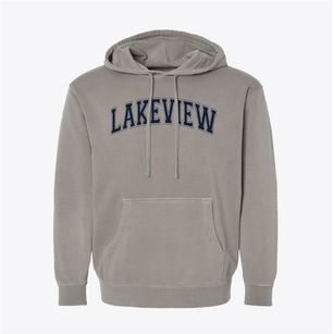 Lakeview Elementary School Varsity Arch Pigment-Dyed Hoodie