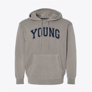 Young Elementary School Varsity Arch Pigment-Dyed Hoodie