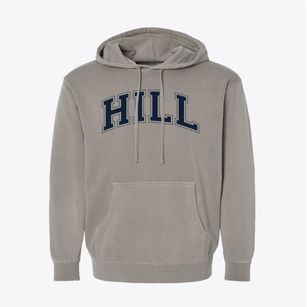 Hill Elementary School Varsity Arch Pigment-Dyed Hoodie