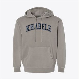 The Khabele School Varsity Arch Pigment-Dyed Hoodie