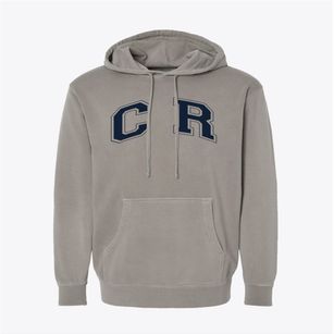 C R Sundwall Center Varsity Arch Pigment-Dyed Hoodie