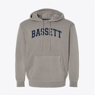 Bassett High School Varsity Arch Pigment-Dyed Hoodie