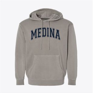 Medina Academy Varsity Arch Pigment-Dyed Hoodie