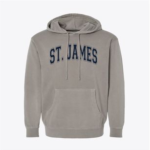 St James Parish Varsity Arch Pigment-Dyed Hoodie