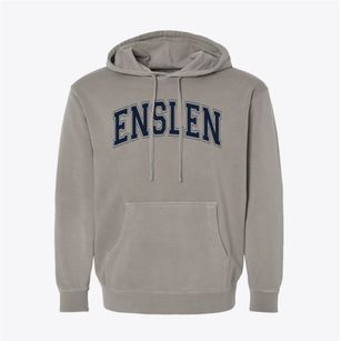 Enslen Elementary School Varsity Arch Pigment-Dyed Hoodie
