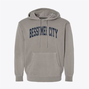 Bessemer City Middle School Varsity Arch Pigment-Dyed Hoodie