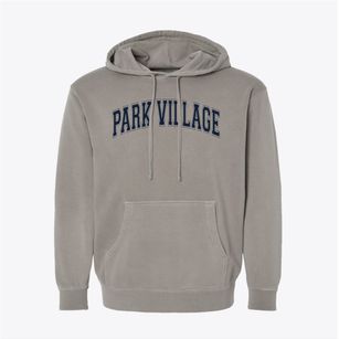 Park Village Elementary School Varsity Arch Pigment-Dyed Hoodie