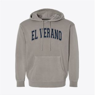 El Verano Elementary School Varsity Arch Pigment-Dyed Hoodie