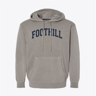 Foothill Elementary School Varsity Arch Pigment-Dyed Hoodie