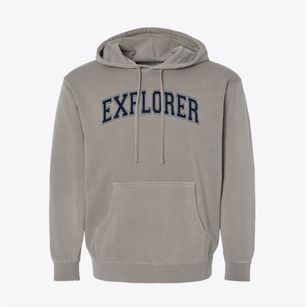 Explorer Elementary School Varsity Arch Pigment-Dyed Hoodie