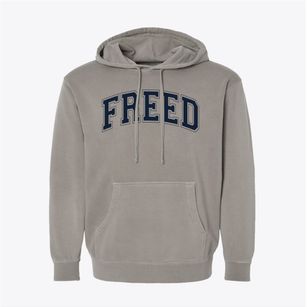 Freed Middle School Varsity Arch Pigment-Dyed Hoodie