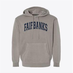 Fairbanks Correspondence School Varsity Arch Pigment-Dyed Hoodie