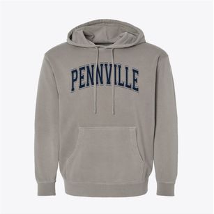 Pennville Elementary School Varsity Arch Pigment-Dyed Hoodie