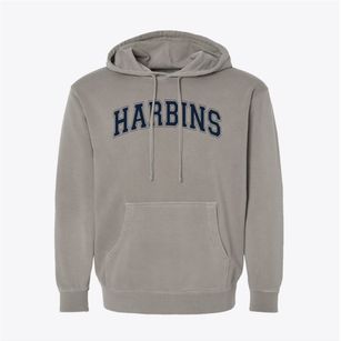 Harbins Elementary School Varsity Arch Pigment-Dyed Hoodie