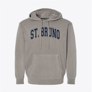 Saint Bruno Parish Varsity Arch Pigment-Dyed Hoodie