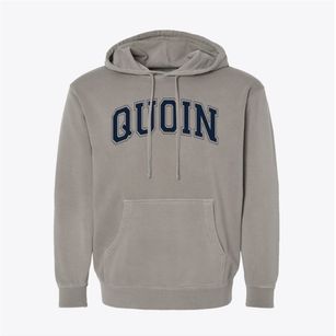 Quoin Elementary School Varsity Arch Pigment-Dyed Hoodie