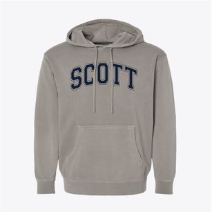 Scott Elementary School Varsity Arch Pigment-Dyed Hoodie