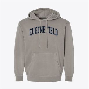 Eugene Field Elementary School Varsity Arch Pigment-Dyed Hoodie