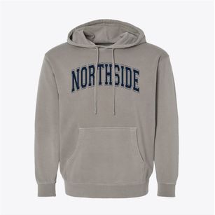 Northside Montessori School Varsity Arch Pigment-Dyed Hoodie