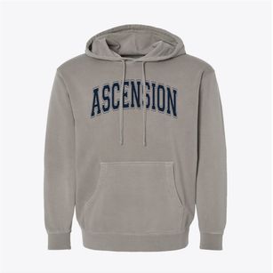 Ascension Catholic School Varsity Arch Pigment-Dyed Hoodie