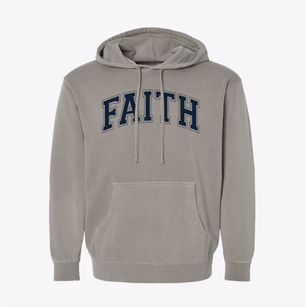 Faith Christian School Varsity Arch Pigment-Dyed Hoodie
