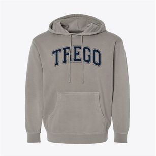 Trego Community High School Varsity Arch Pigment-Dyed Hoodie