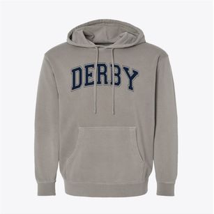 Derby Middle School Varsity Arch Pigment-Dyed Hoodie
