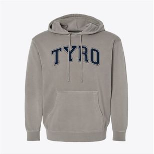 Tyro Community Christian School Varsity Arch Pigment-Dyed Hoodie
