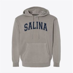 Salina Alternative School Varsity Arch Pigment-Dyed Hoodie