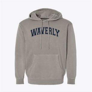 Waverly High School Varsity Arch Pigment-Dyed Hoodie