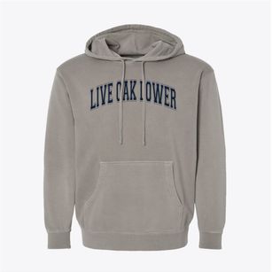 Live Oak Lower Elementary School Varsity Arch Pigment-Dyed Hoodie
