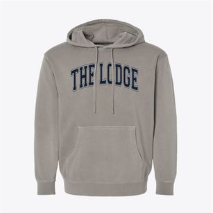 The Lodge School Varsity Arch Pigment-Dyed Hoodie