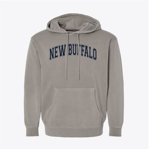 New Buffalo High School Varsity Arch Pigment-Dyed Hoodie