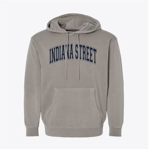 Indiana Street Elementary School Varsity Arch Pigment-Dyed Hoodie