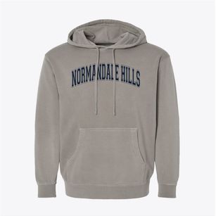 Normandale Hills Elementary School Varsity Arch Pigment-Dyed Hoodie
