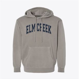 Elm Creek Elementary School Varsity Arch Pigment-Dyed Hoodie