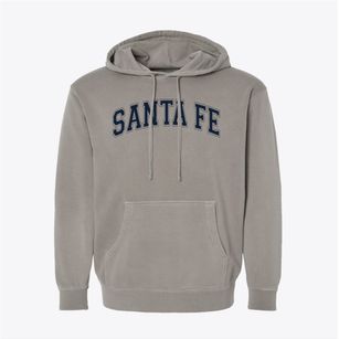 Santa Fe Accelerated School Varsity Arch Pigment-Dyed Hoodie