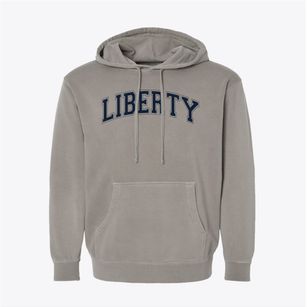Liberty Baptist Academy Varsity Arch Pigment-Dyed Hoodie