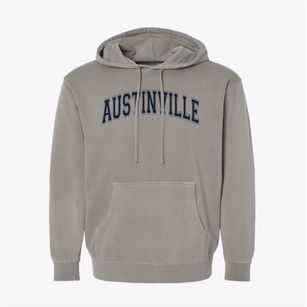 Austinville Elementary School Varsity Arch Pigment-Dyed Hoodie