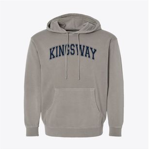 Kingsway Learning Center Varsity Arch Pigment-Dyed Hoodie