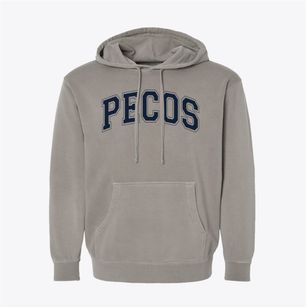 Pecos Middle School Varsity Arch Pigment-Dyed Hoodie