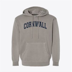Cornwall Central High School Varsity Arch Pigment-Dyed Hoodie