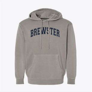 Brewster High School Varsity Arch Pigment-Dyed Hoodie