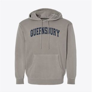 Queensbury Middle School Varsity Arch Pigment-Dyed Hoodie